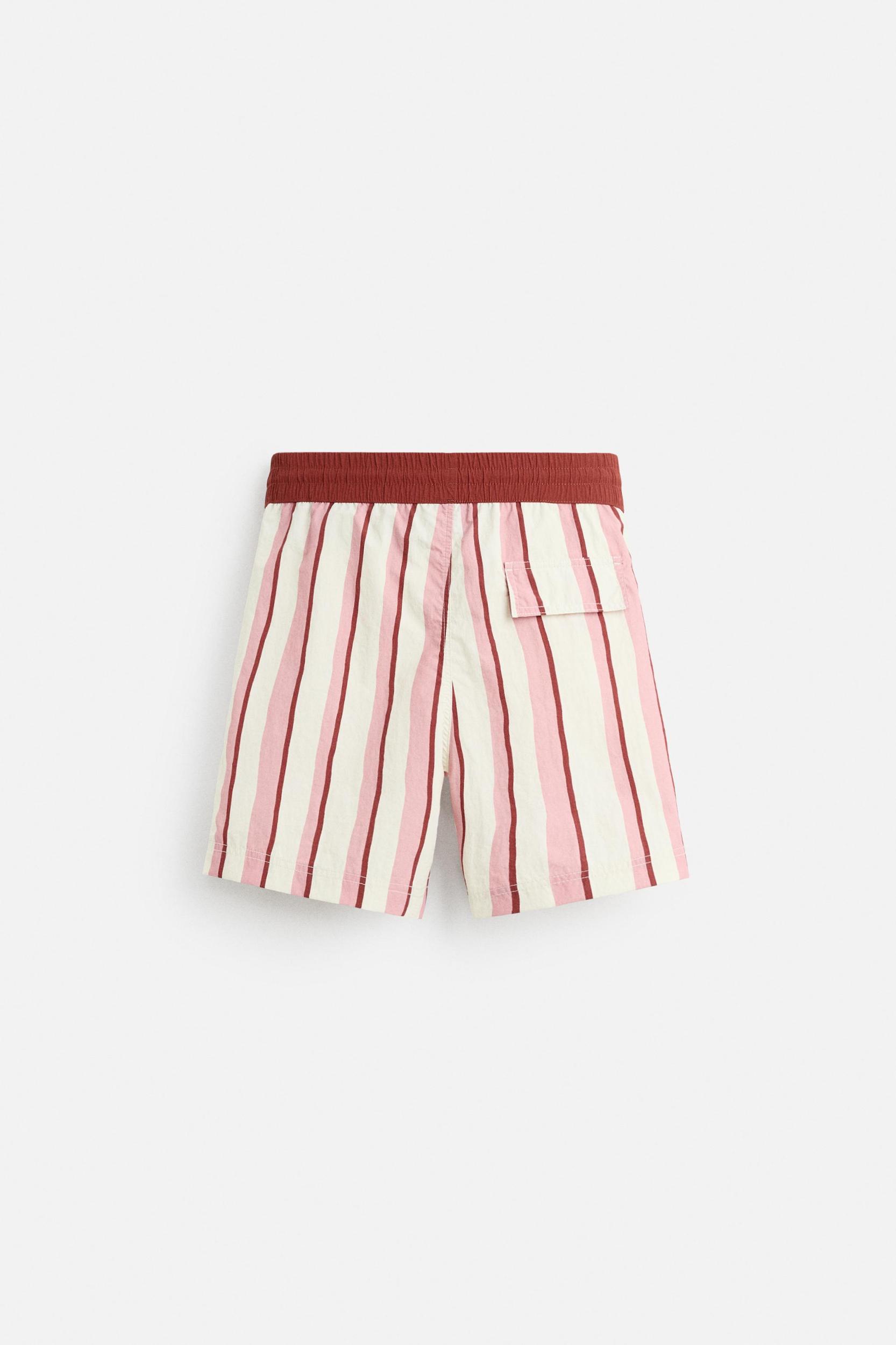 STRIPED LONG SWIMSUIT Product Image