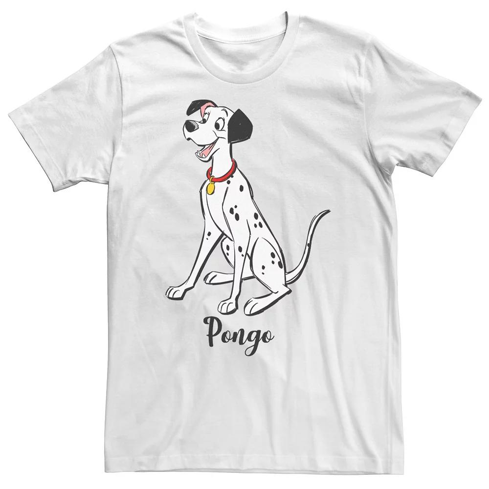 Big & Tall Disney 101 Dalmatians Pongo Portrait Tee, Men's,  Product Image