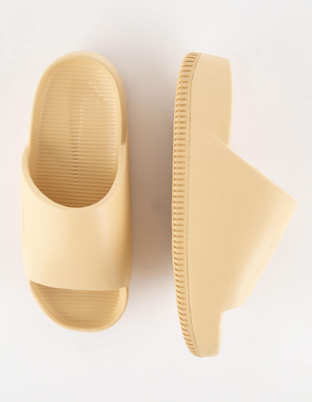 NIKE Calm Womens Slide Sandals - SESAME Product Image