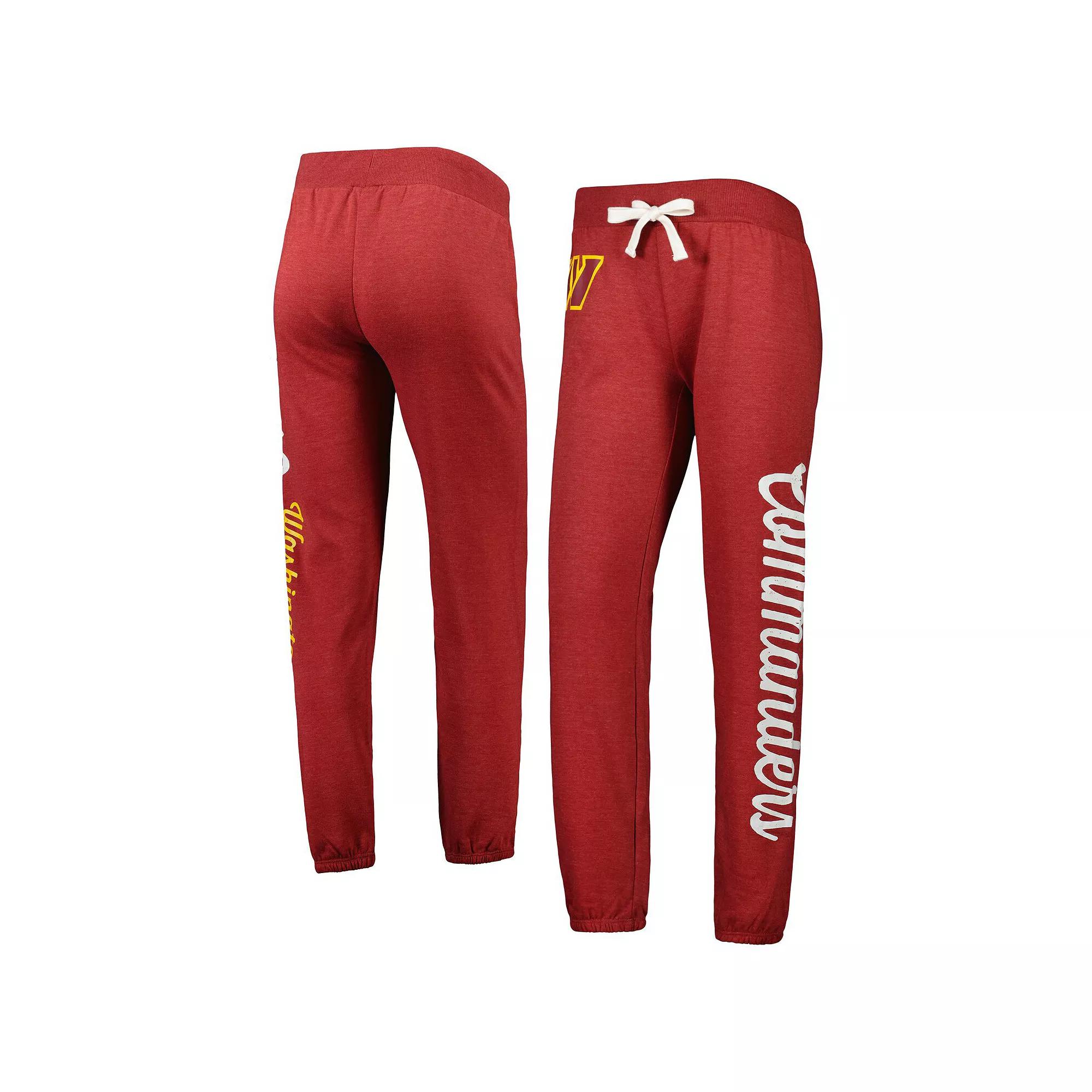 Women's G-III 4Her by Carl Banks Burgundy Washington Commanders Scrimmage Fleece Pants,  Product Image