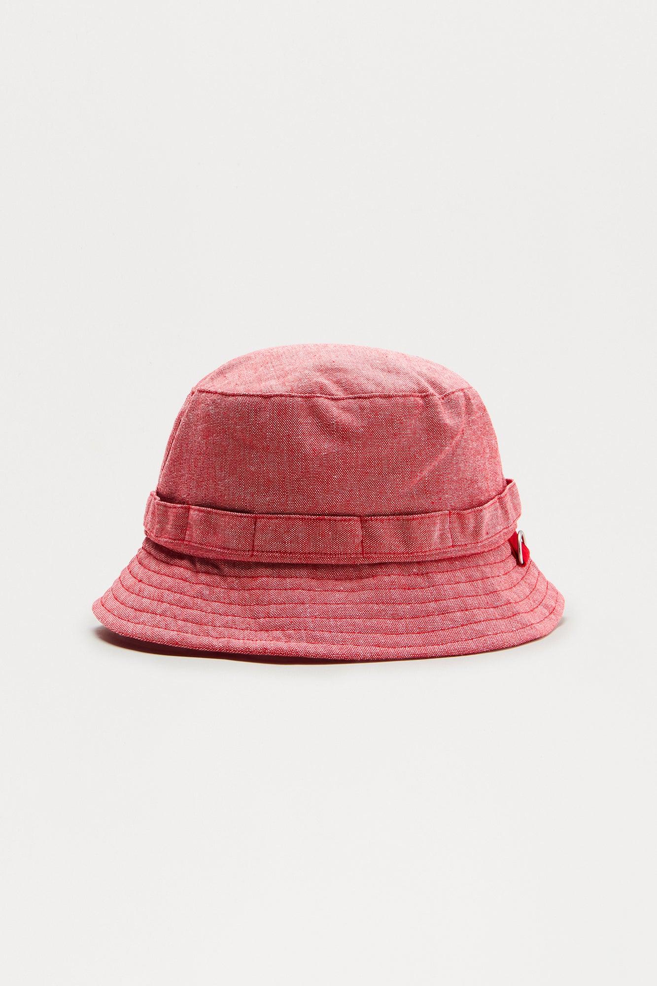 Tactical Linen Bucket Hat - Red Product Image