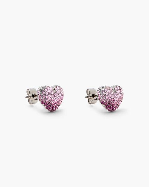 The Heart Balloon Pave Earrings Product Image