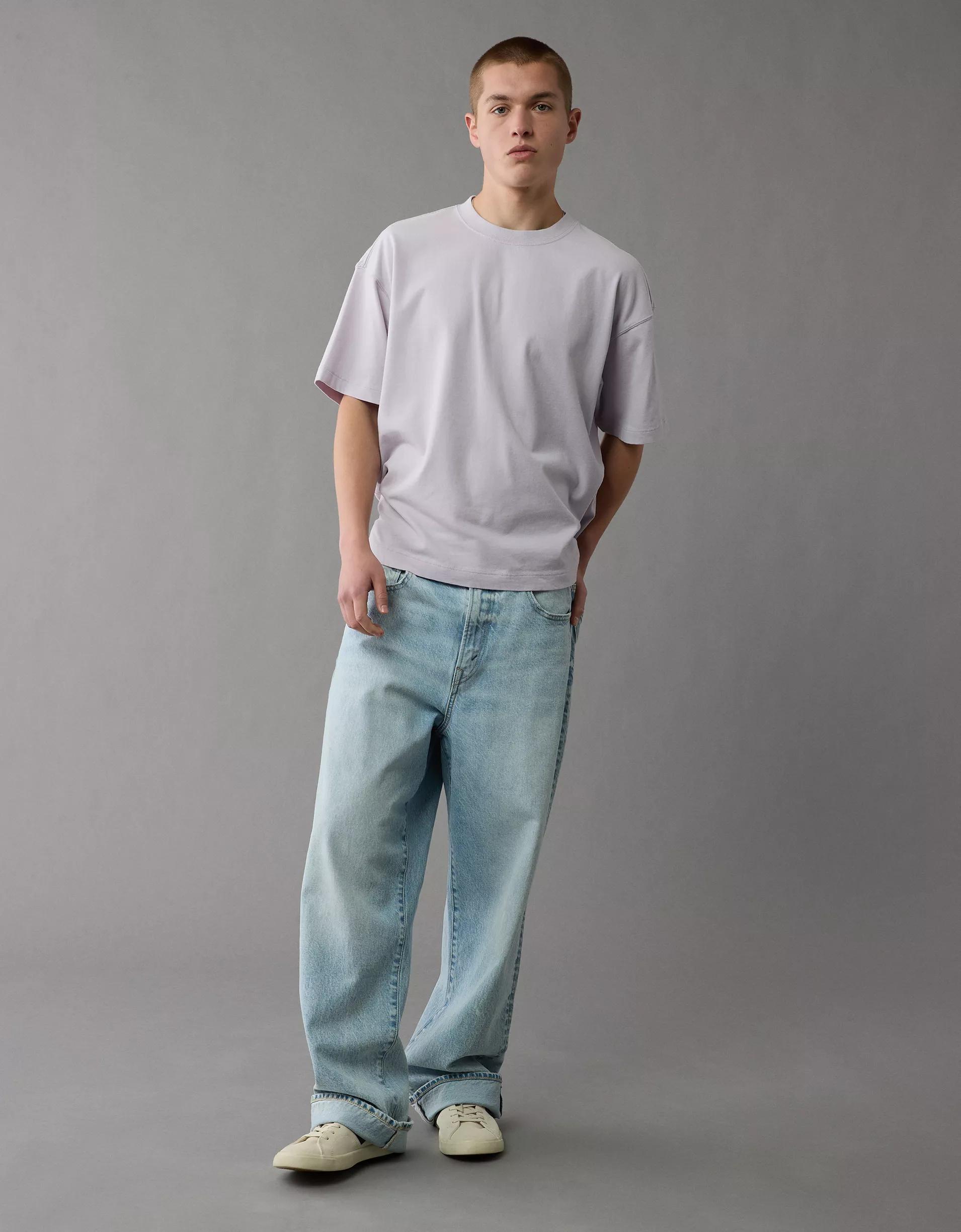 AE Boxy Sueded Jersey T-Shirt Product Image