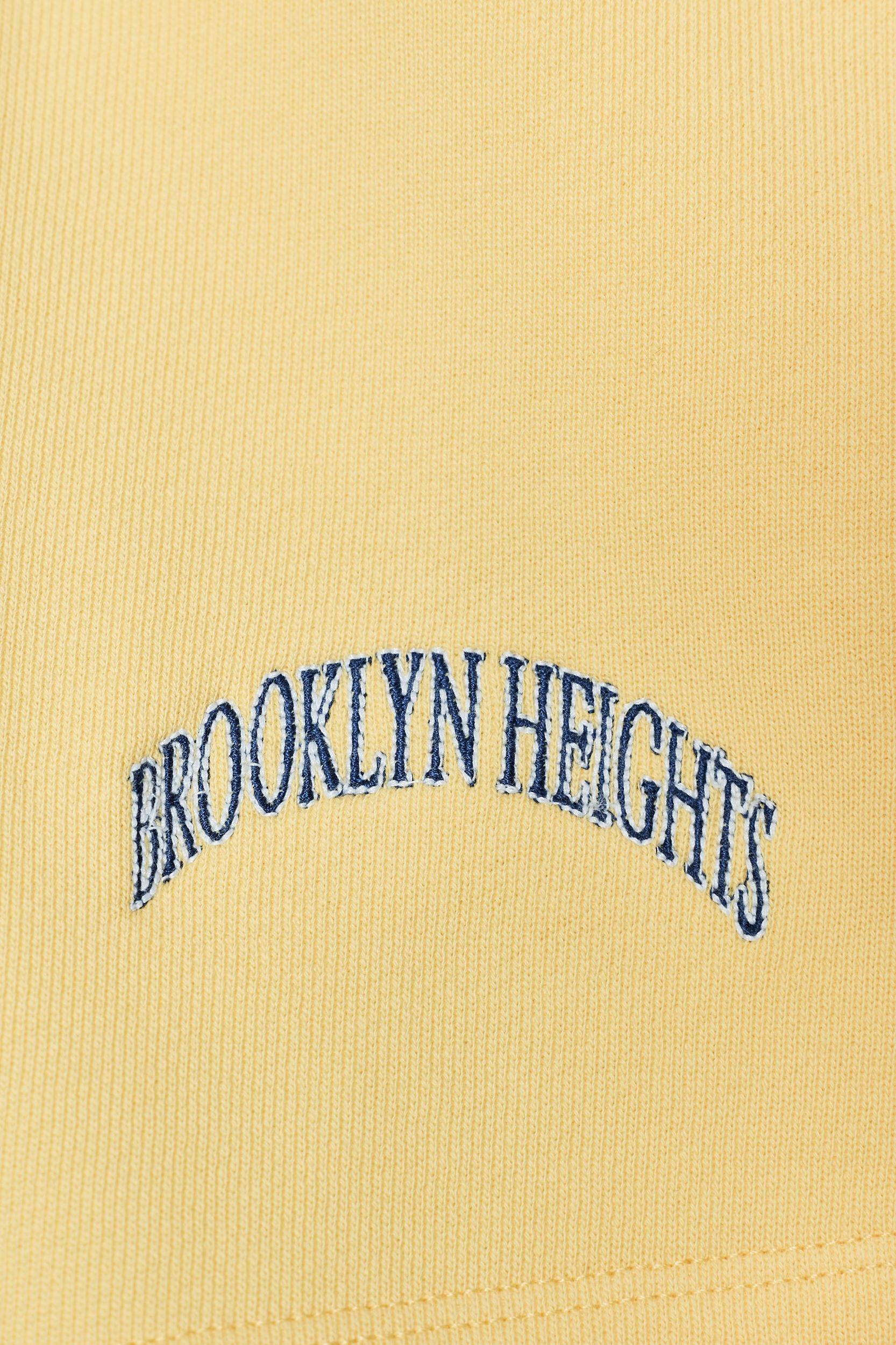 EMBROIDERED TEXT FLEECE SHORTS Product Image