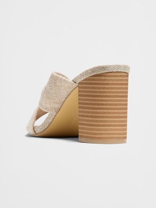 Crossover Heeled Sandal Product Image