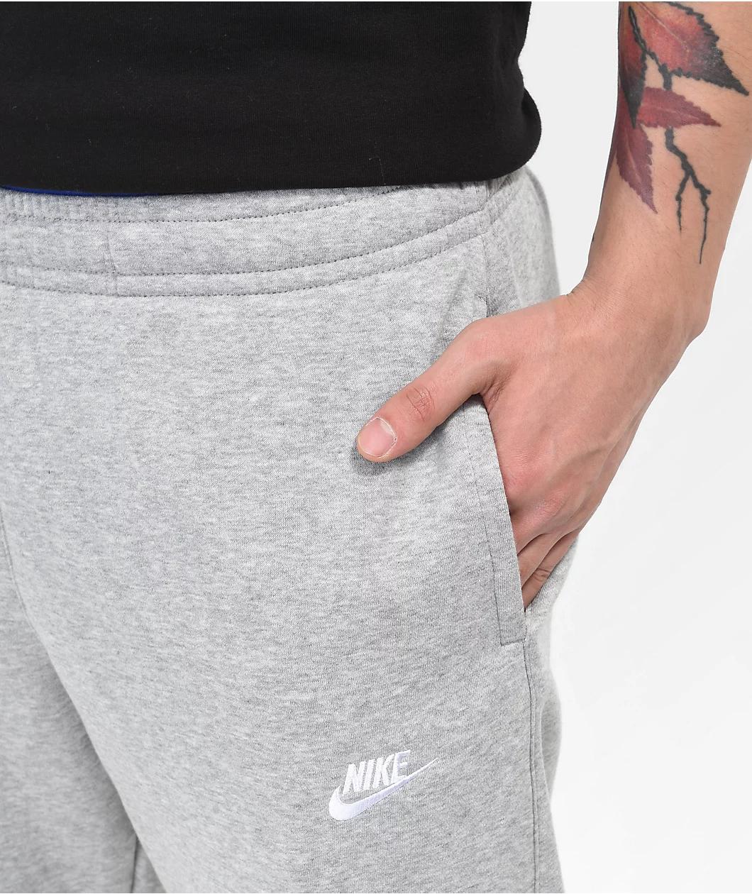Nike Sportswear Club Grey Jogger Sweatpants Product Image