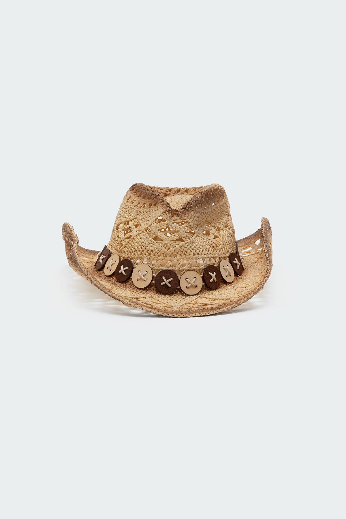 Howdy Straw Cowboy Hat Product Image