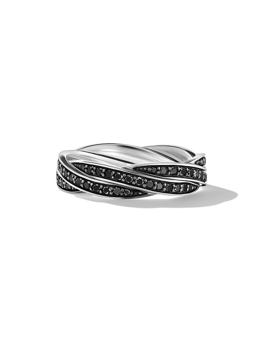 Mens DY Helios Band Ring in Sterling Silver Product Image