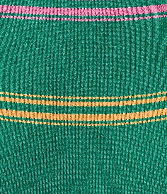 Copper Key Sleeveless Stripe Twist Knit Dress Product Image