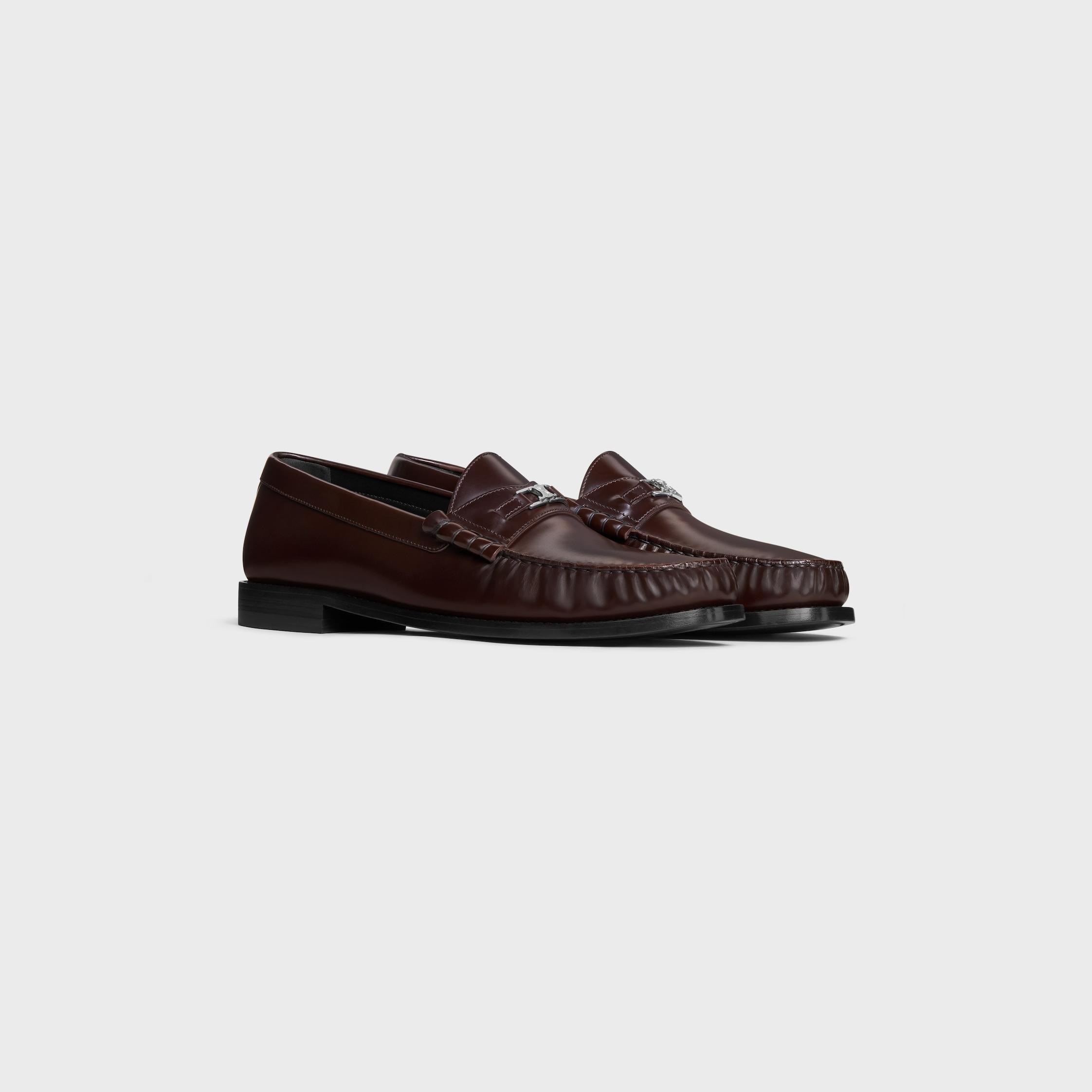 CELINE LUCO Triomphe Loafer in POLISHED BULL Product Image