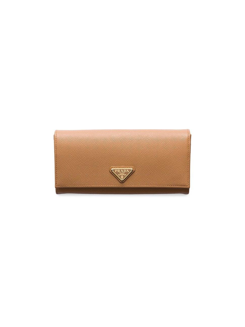 Womens Large Saffiano Leather Wallet Product Image