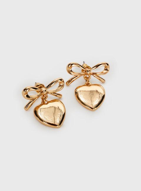 Zephyra Earrings Gold Product Image