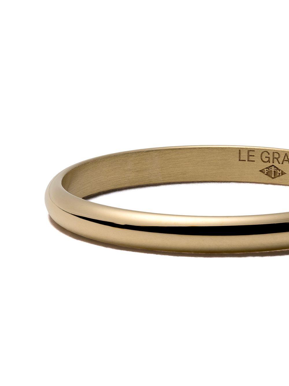 18kt yellow polished gold Le 2 Grammes half bangle ring Product Image