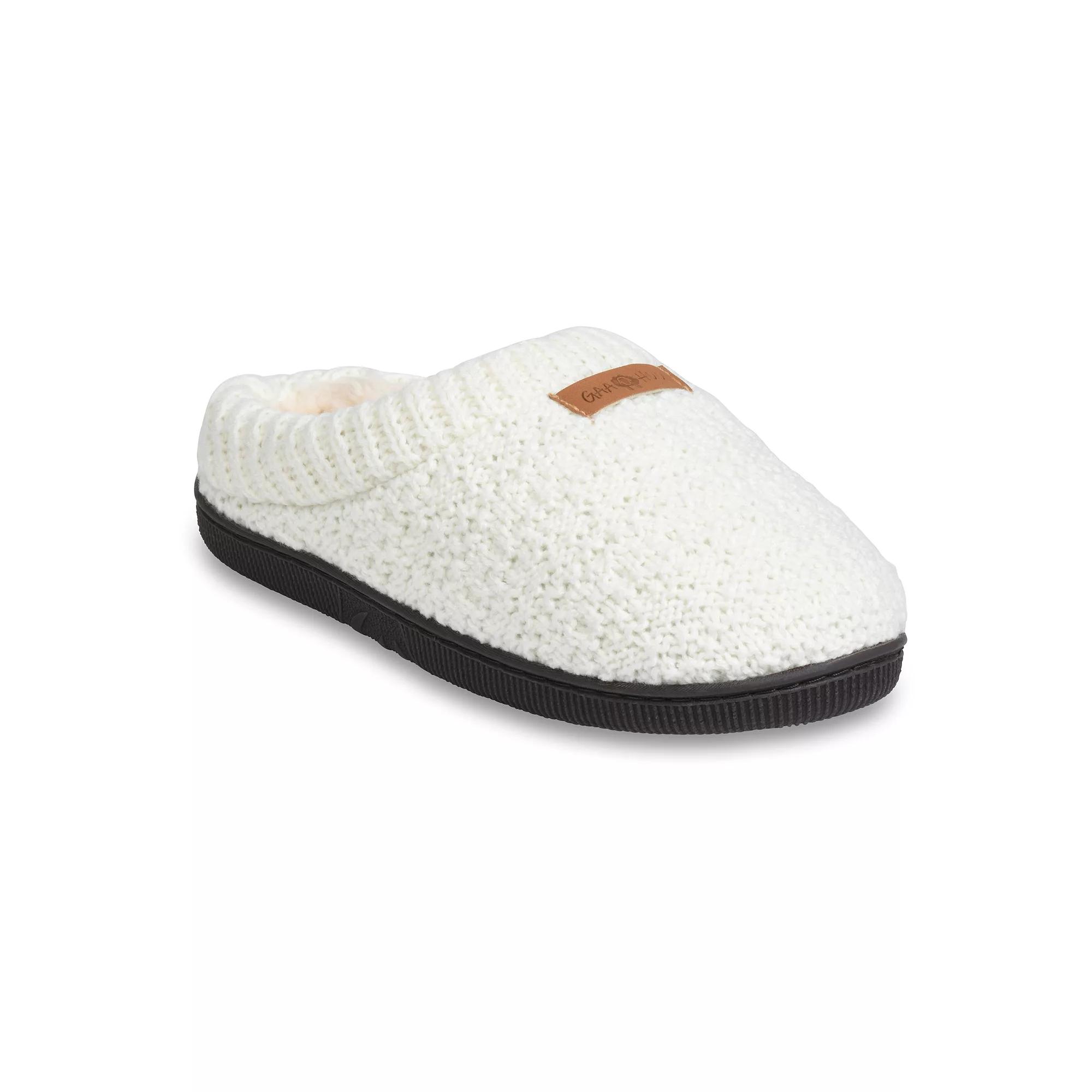 GaaHuu Texture Knit Clog Women's Slippers, Size: Large, Beige Product Image