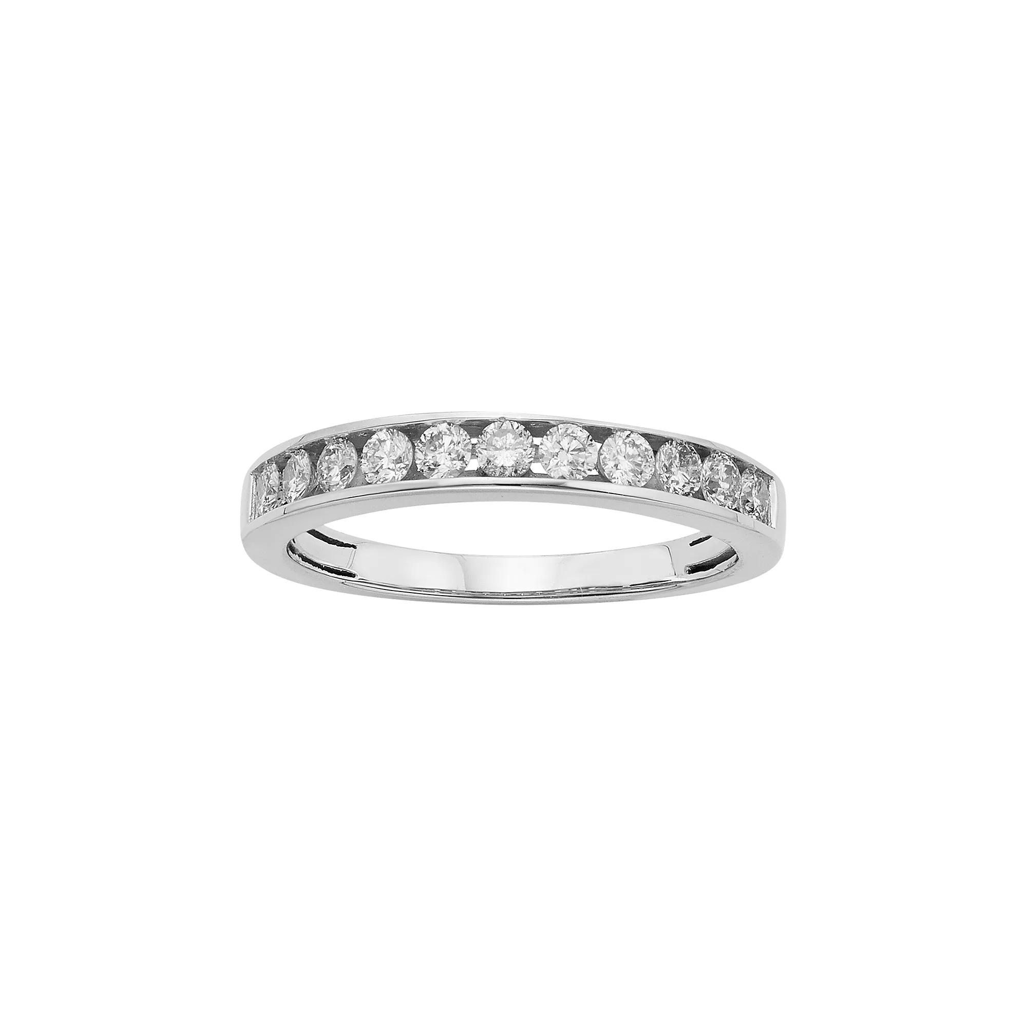 The Regal Collection IGL Certified Diamond Wedding Ring in 14k Gold (1/2 Carat T.W.), Women's, Size: 6, White Product Image