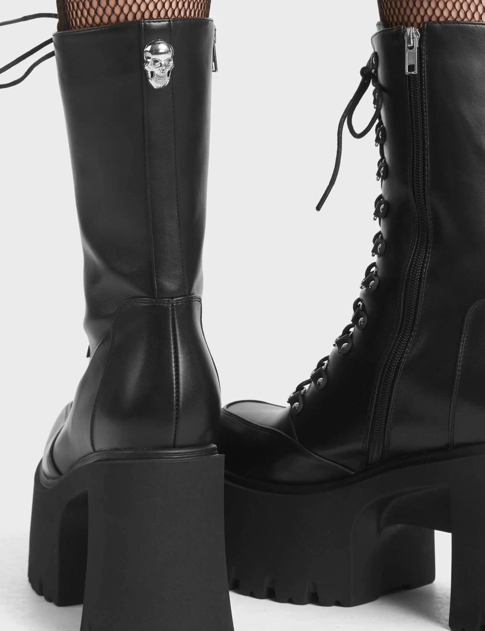 Need You Chunky Platform Calf Boots Product Image