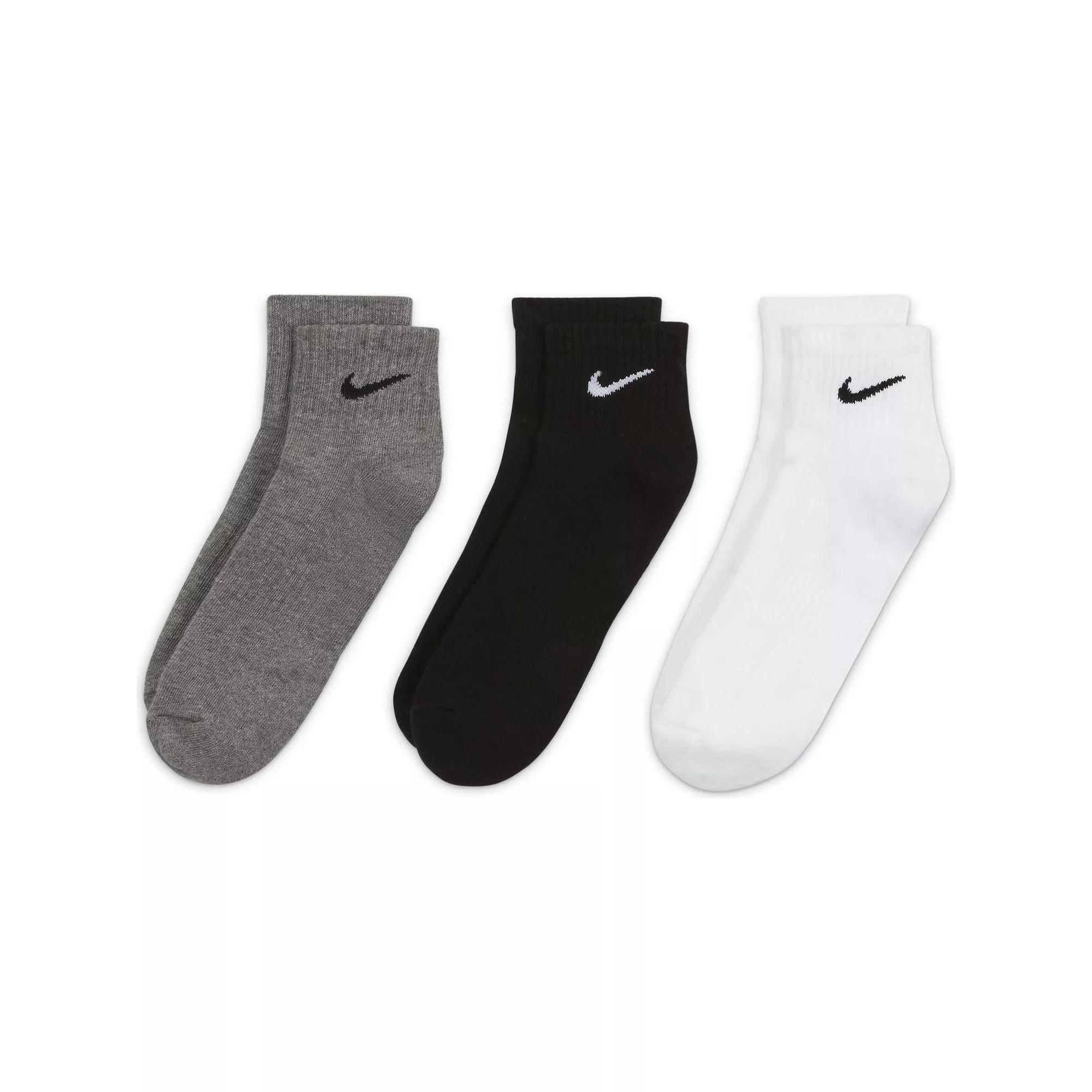 Men's Nike 3-pack Everyday Cushion Ankle Training Socks,  Product Image