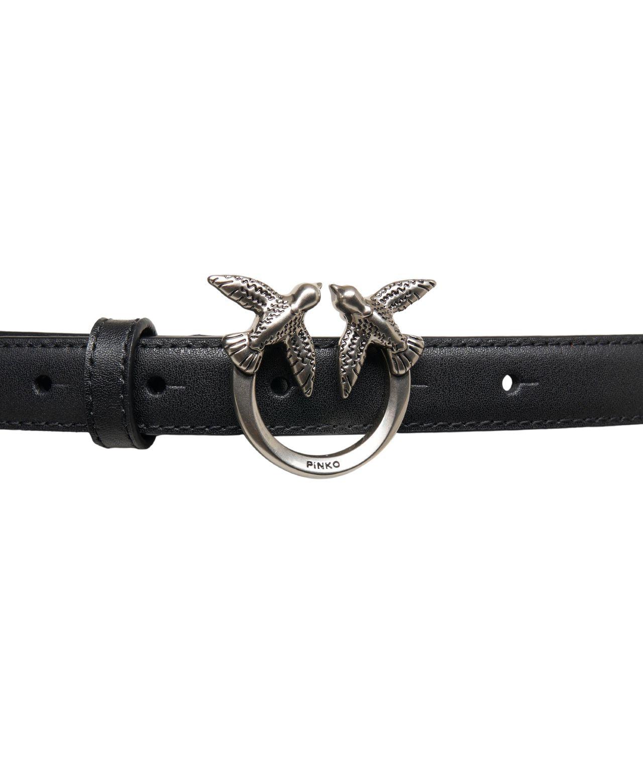 Leather belt 'Love Berry' Product Image