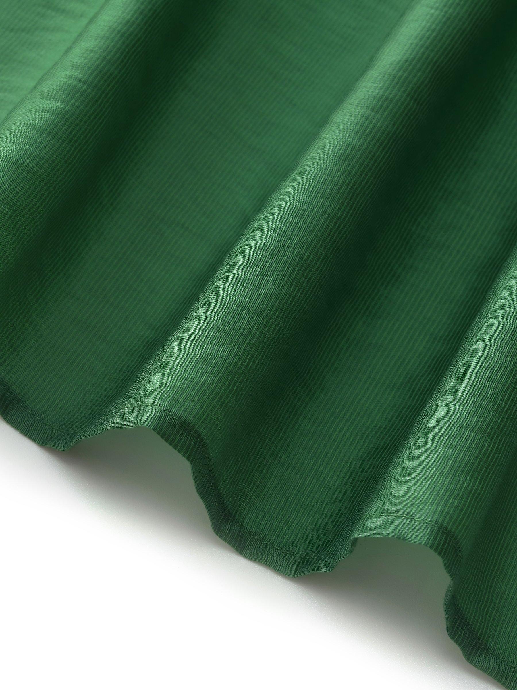 Tencel Blend Convertible Neckline Women Maxi Dress Product Image