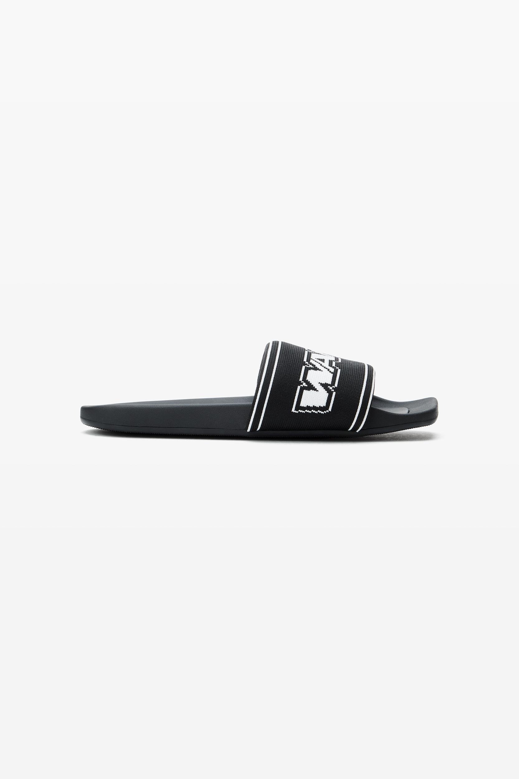 Nike Victori One Men's Printed Slide Sandals, Size: 15, Black White Black Product Image