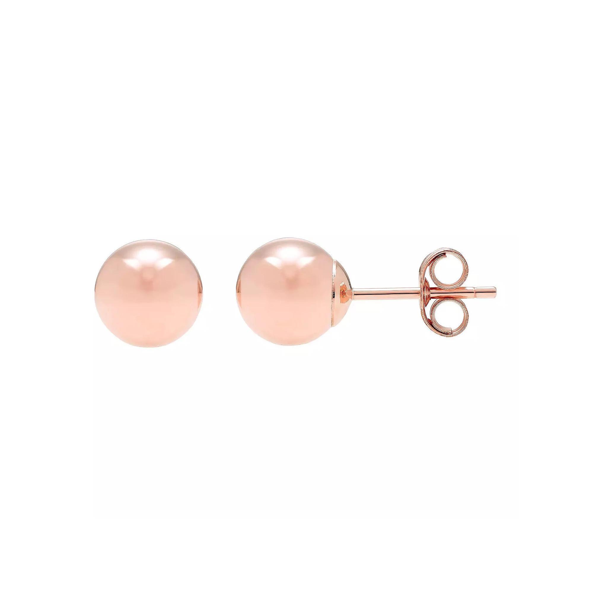 A&M 14k Gold Ball Stud Earrings, Womens Product Image