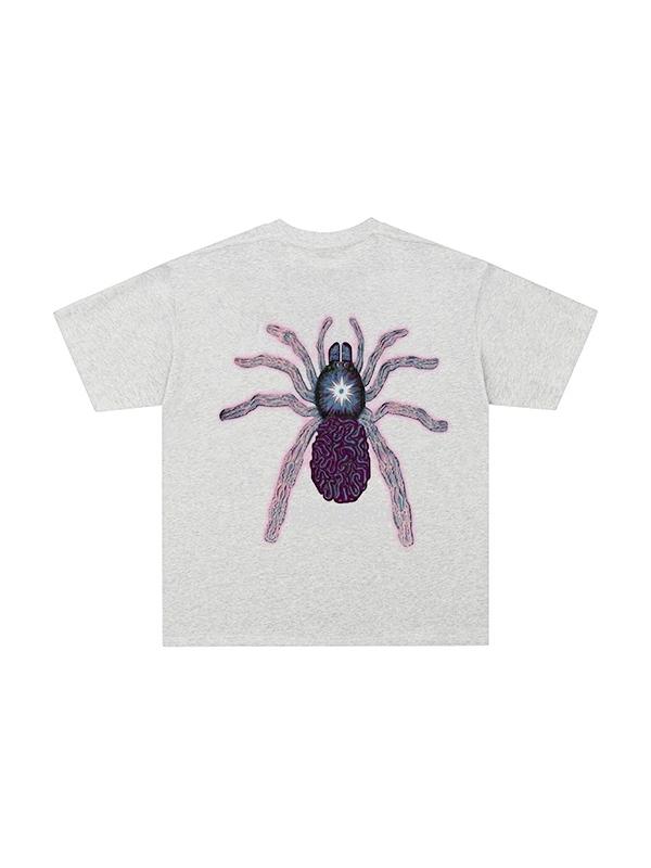 Spider Print Oversized Short Sleeve Tee Product Image