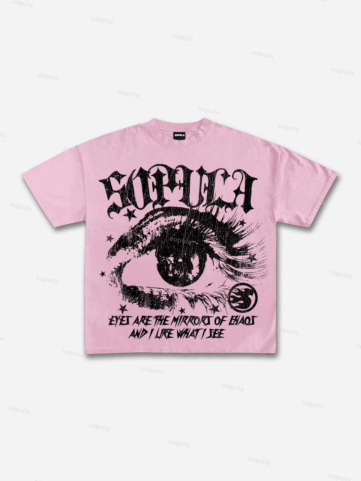 Sopula Star Eyes Graphic Cotton T-shirt Product Image