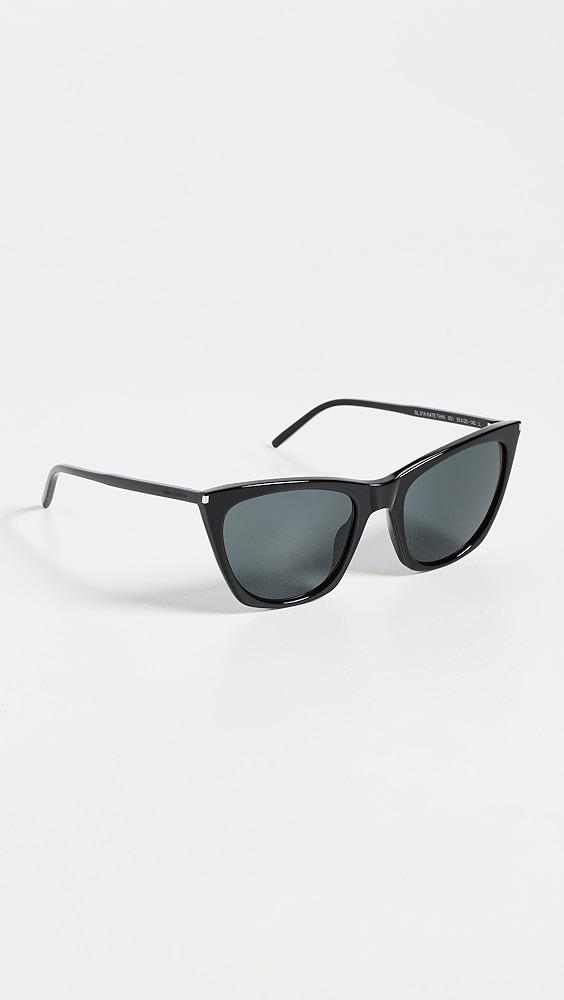 Saint Laurent Kate Thin Sunglasses | Shopbop Product Image