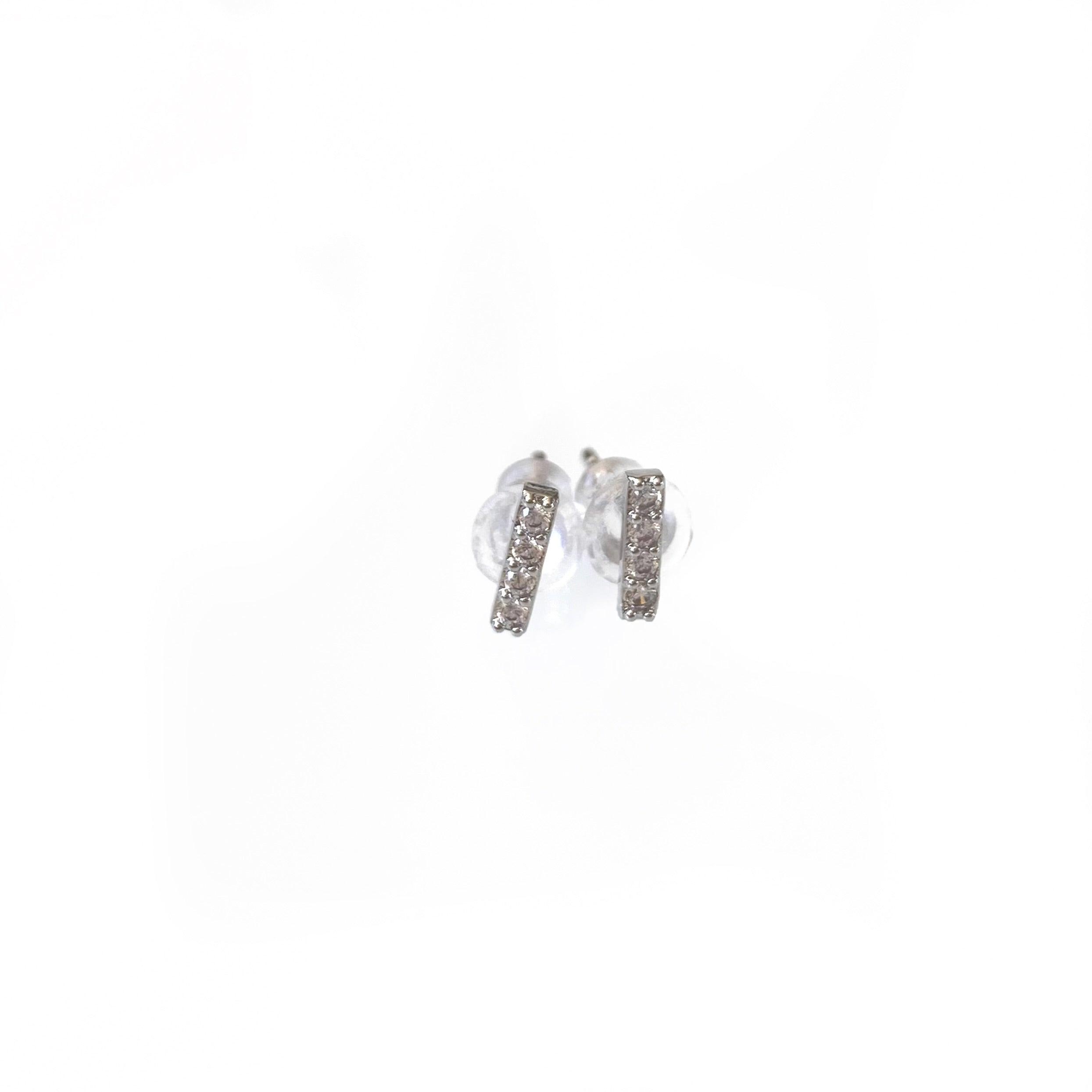 Silver Initial Studs Product Image