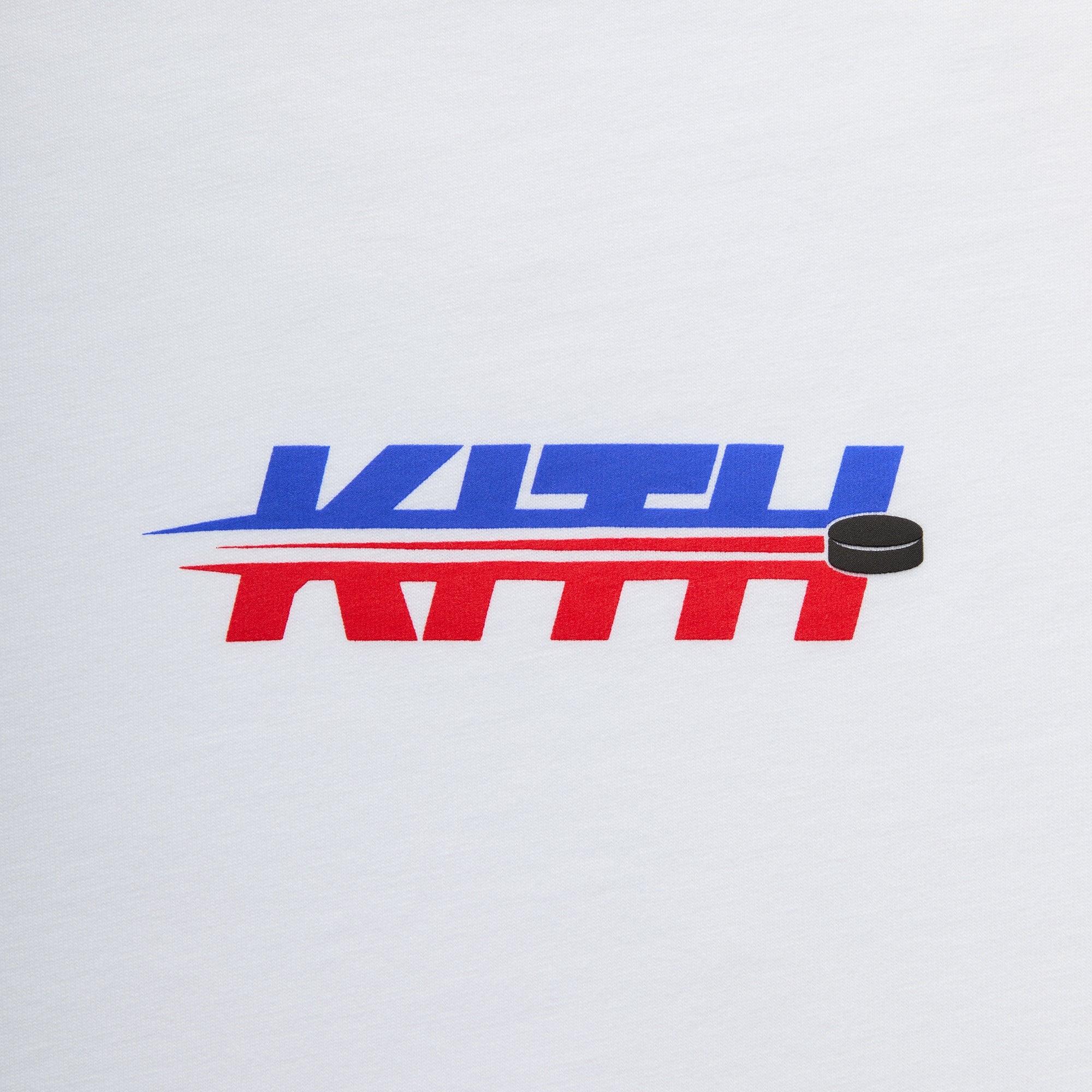 Kith for the New York Rangers Hat Trick Vintage Tee - White Male Product Image