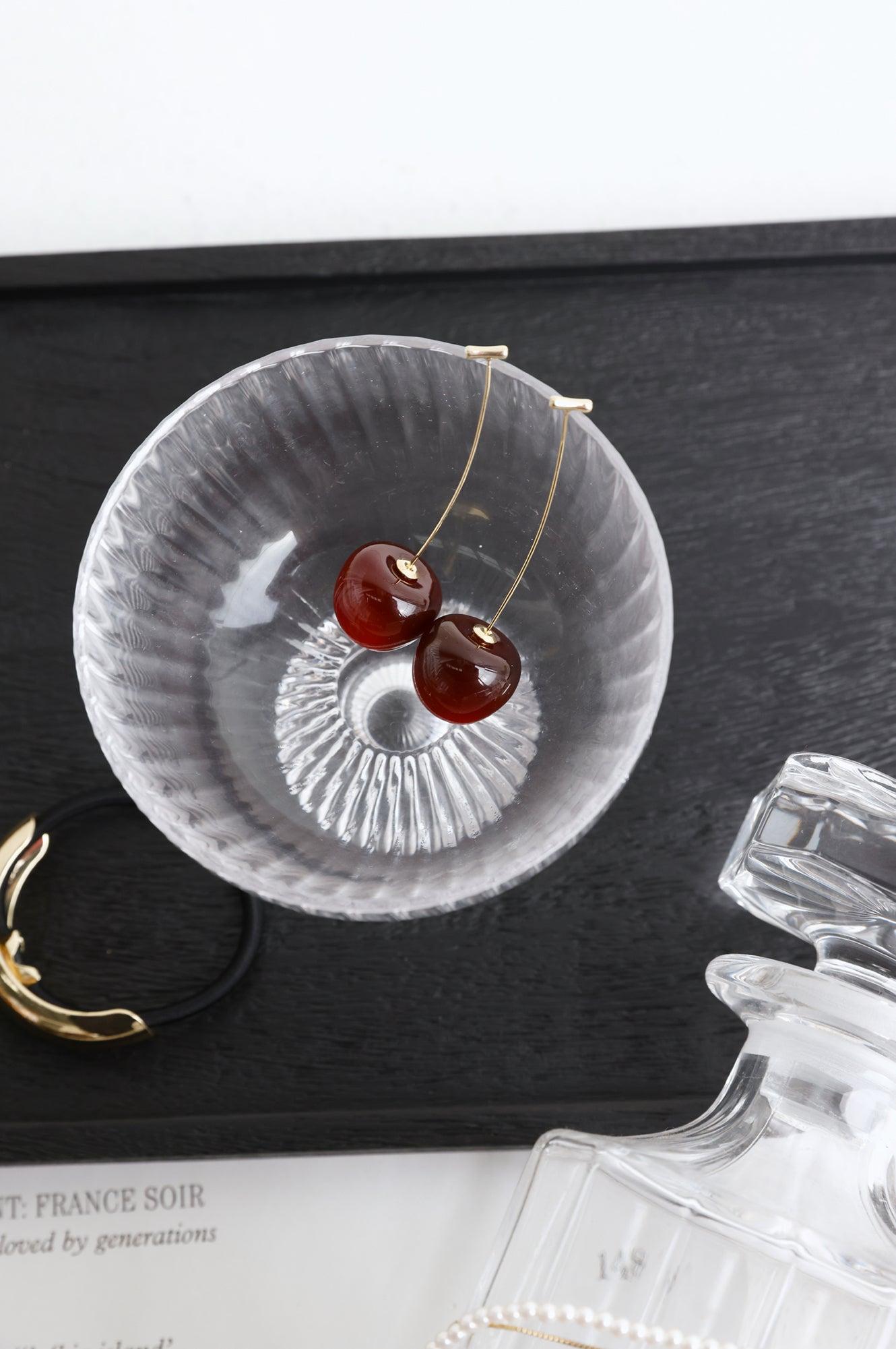 Cherry Kiss Earrings Gold Product Image