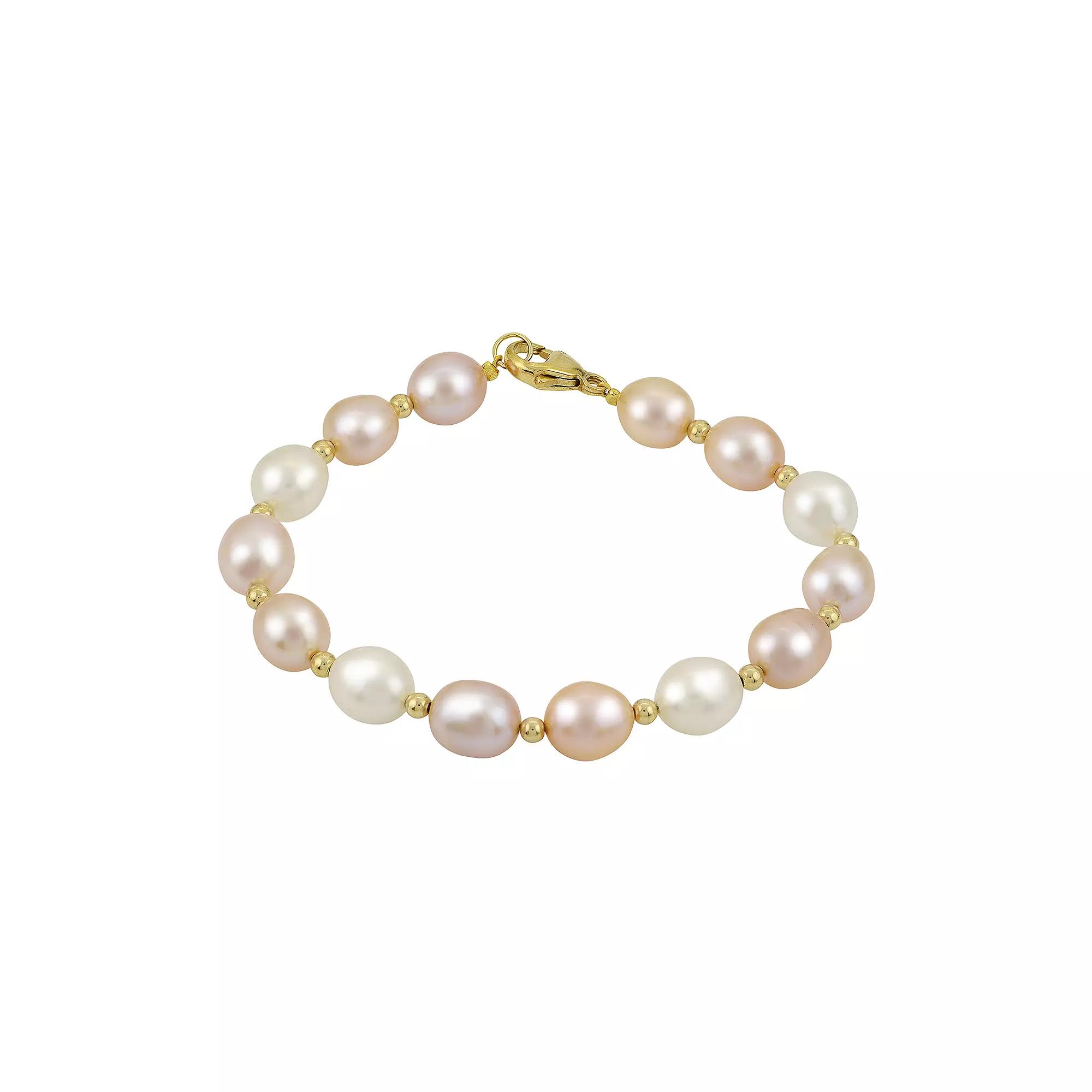 PearLustre by Imperial Multicolor Freshwater Cultured Pearl Bracelet, Women's,  Product Image