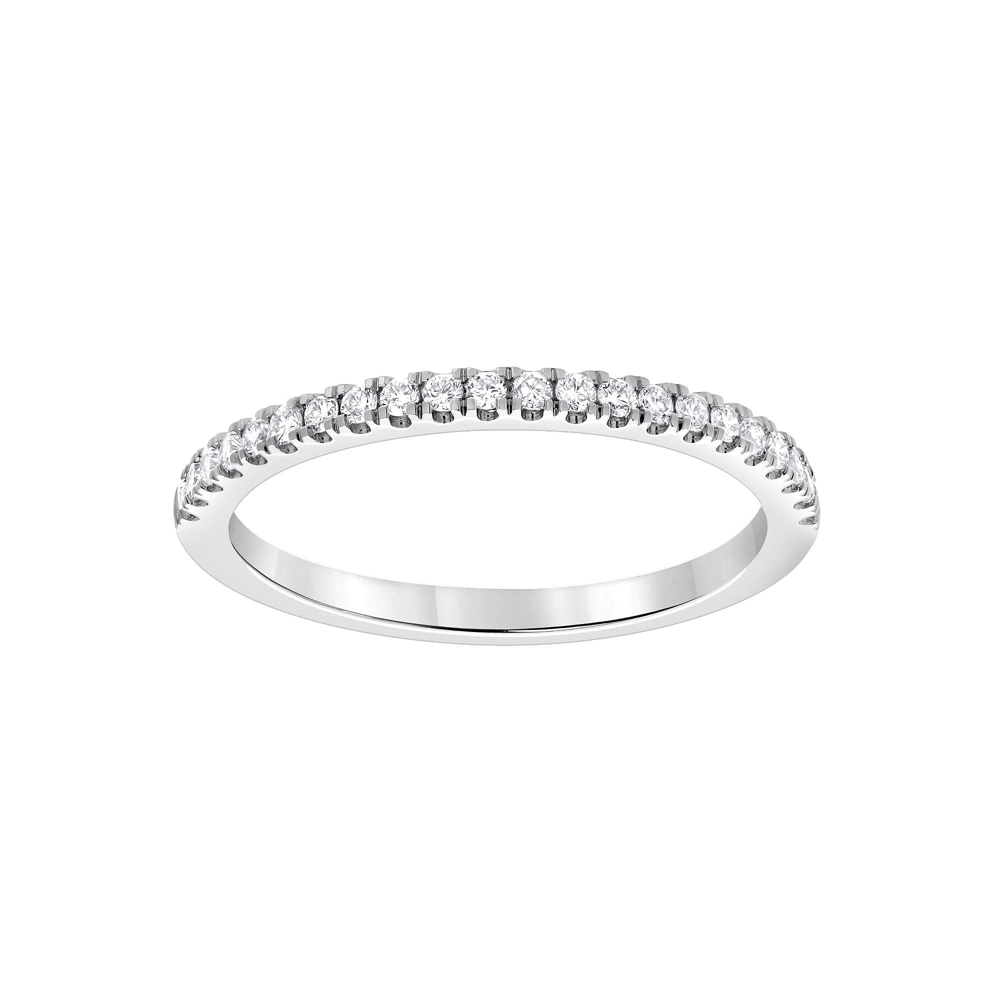 Diamond Brilliance 14k White Gold 1/5 Carat T.W. Lab-Grown Diamond Band, Women's,  Product Image