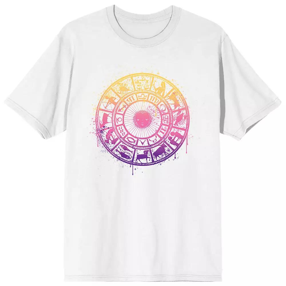 Men's Celestial Tropics Gradient Tee, Size: Medium, White Product Image