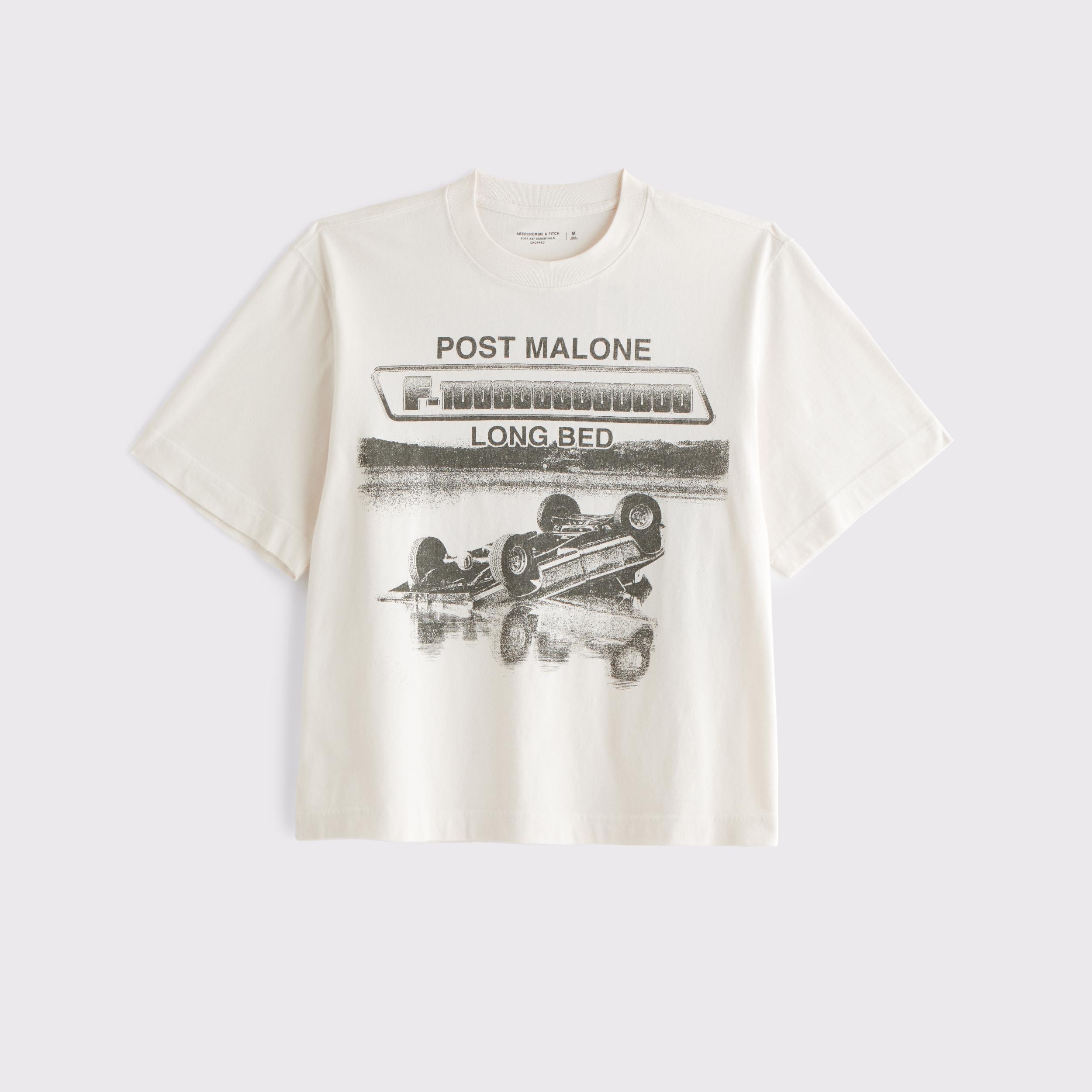 Cropped Post Malone Graphic Tee Product Image