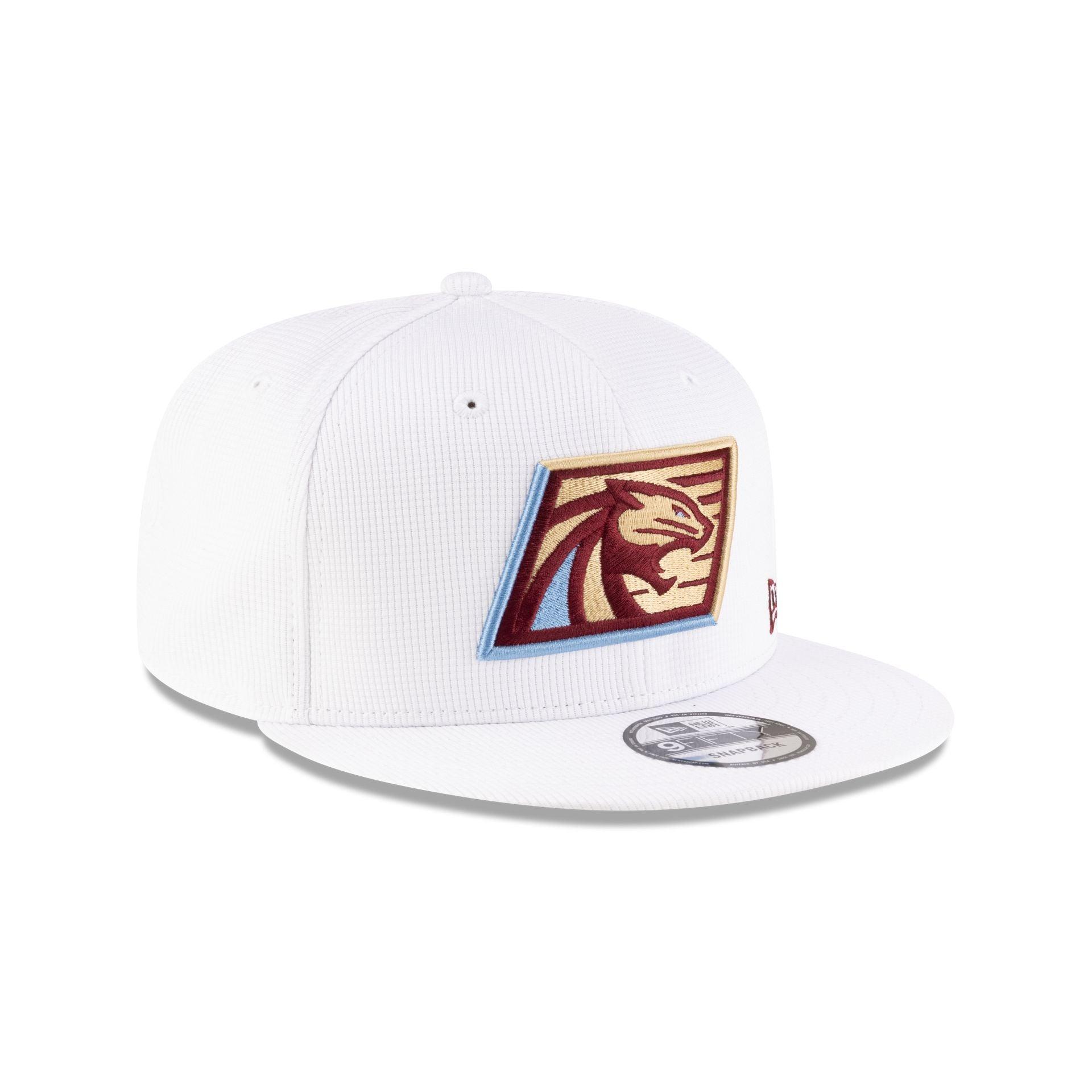 Michigan Panthers White 9FIFTY Snapback Hat Male Product Image