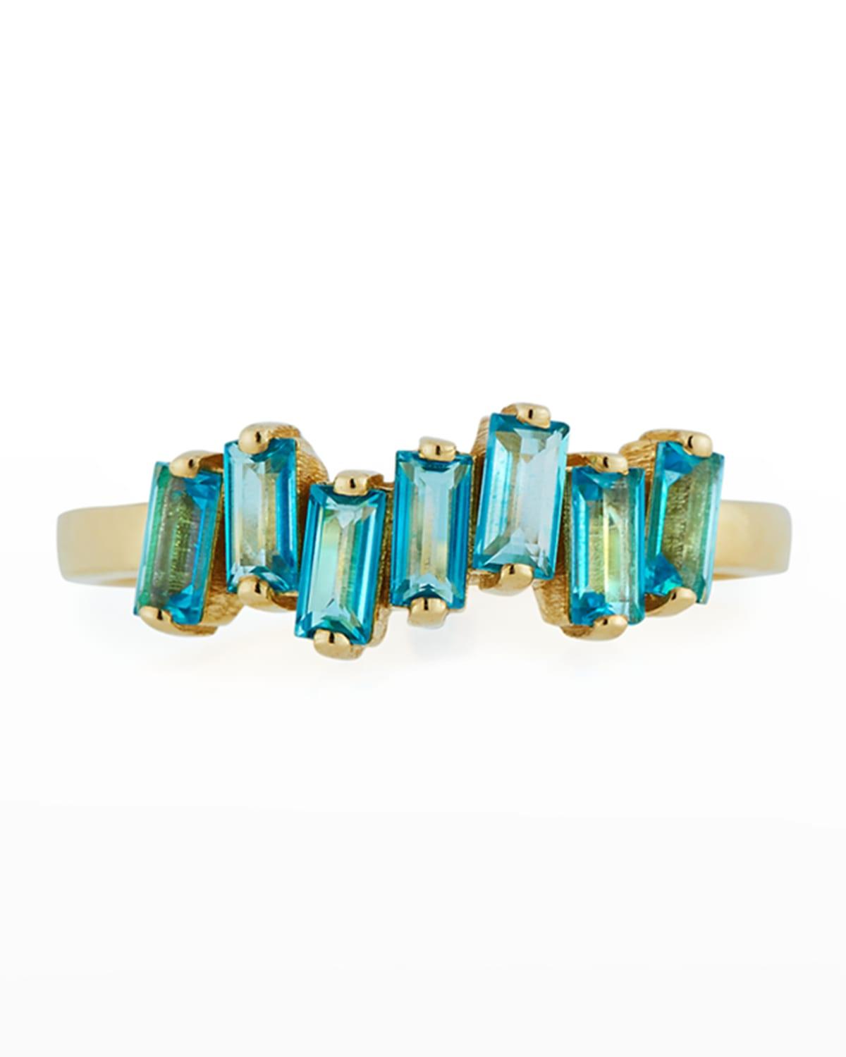 14k Gold Amalfi Wave Band Ring Product Image