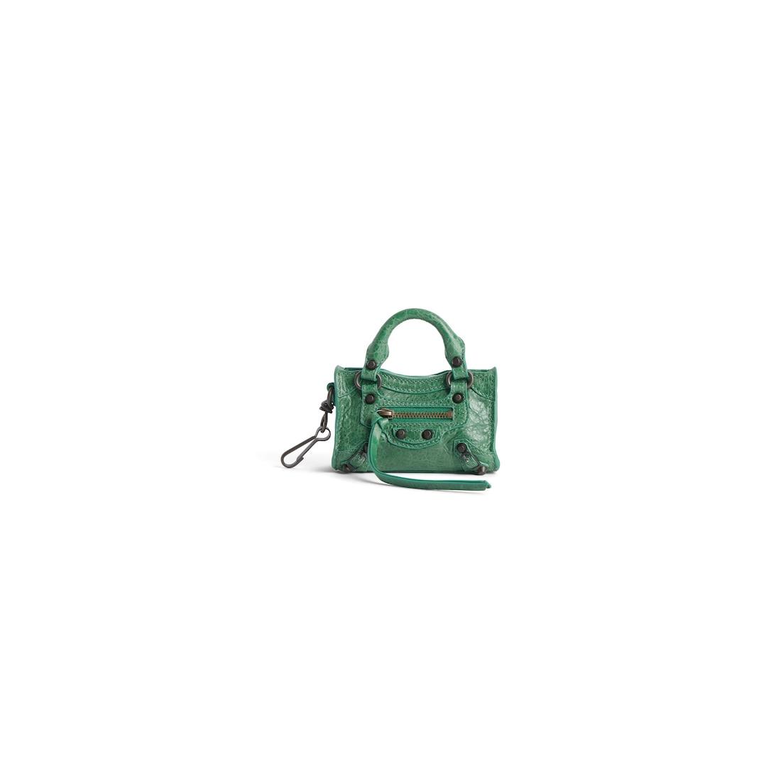 Women's Le City Micro Bag Charm in Emerald Product Image