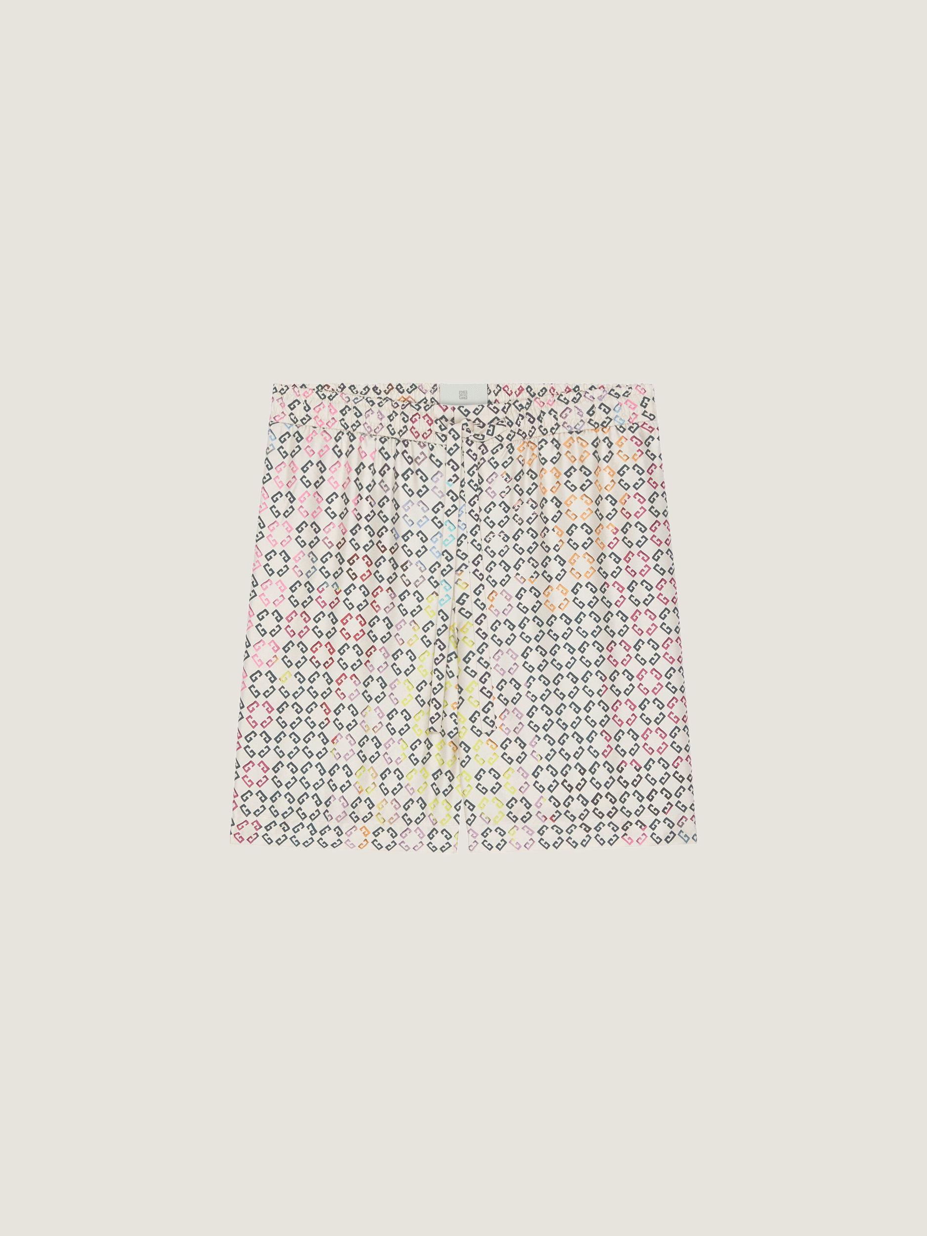 Multicolor pyjamas shirt in monogram 72 silk Product Image