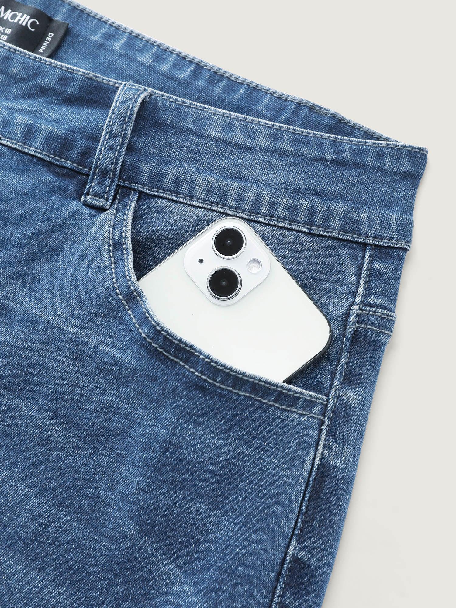 Mid-Rise Vintage Bootcut Jeans Female Product Image