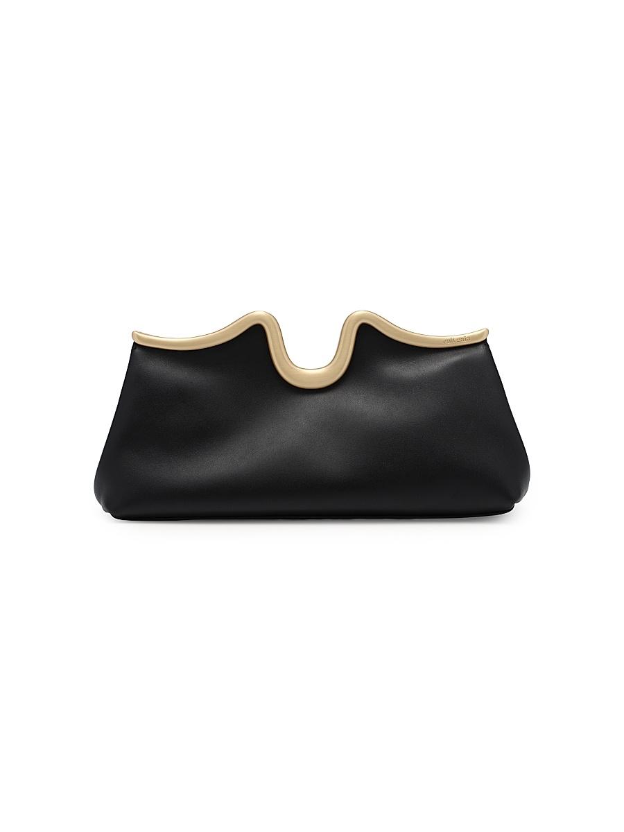 Womens Valma Leather Clutch Product Image
