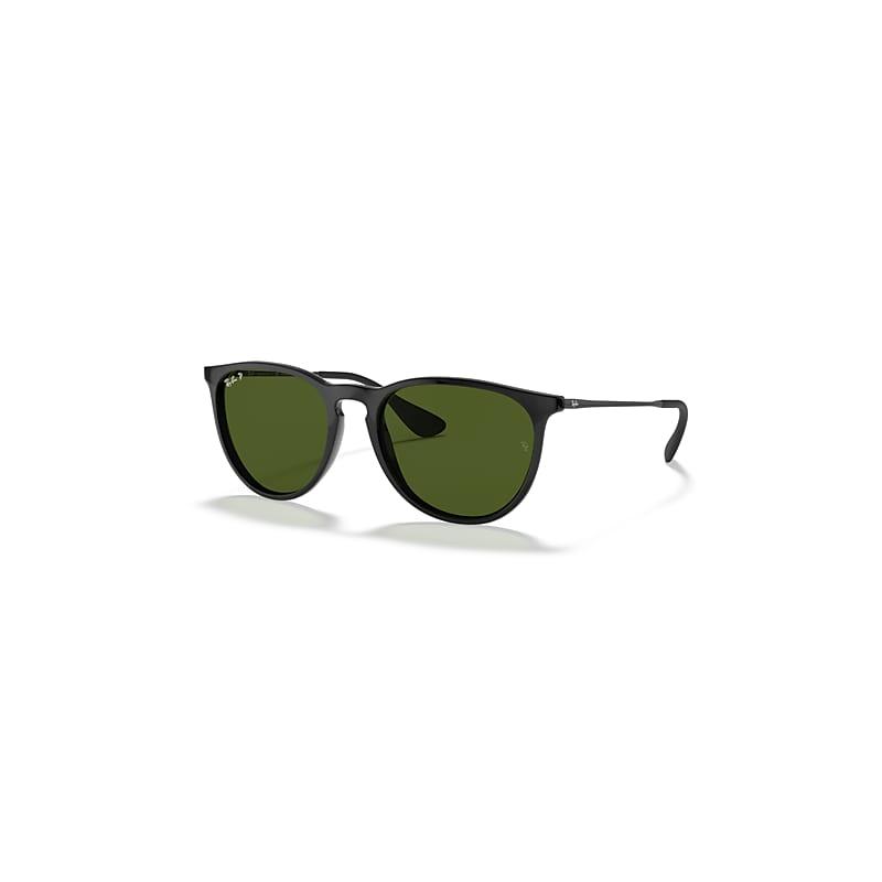 Ray-Ban Erika Classic Sunglasses Frame Green Lenses Polarized Product Image