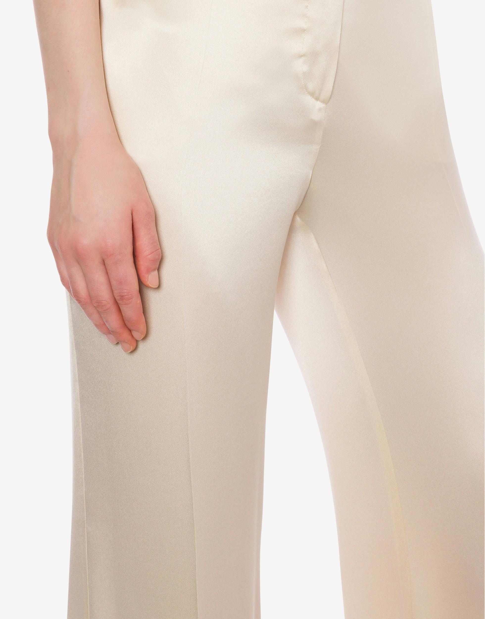 Wide satin trousers Product Image