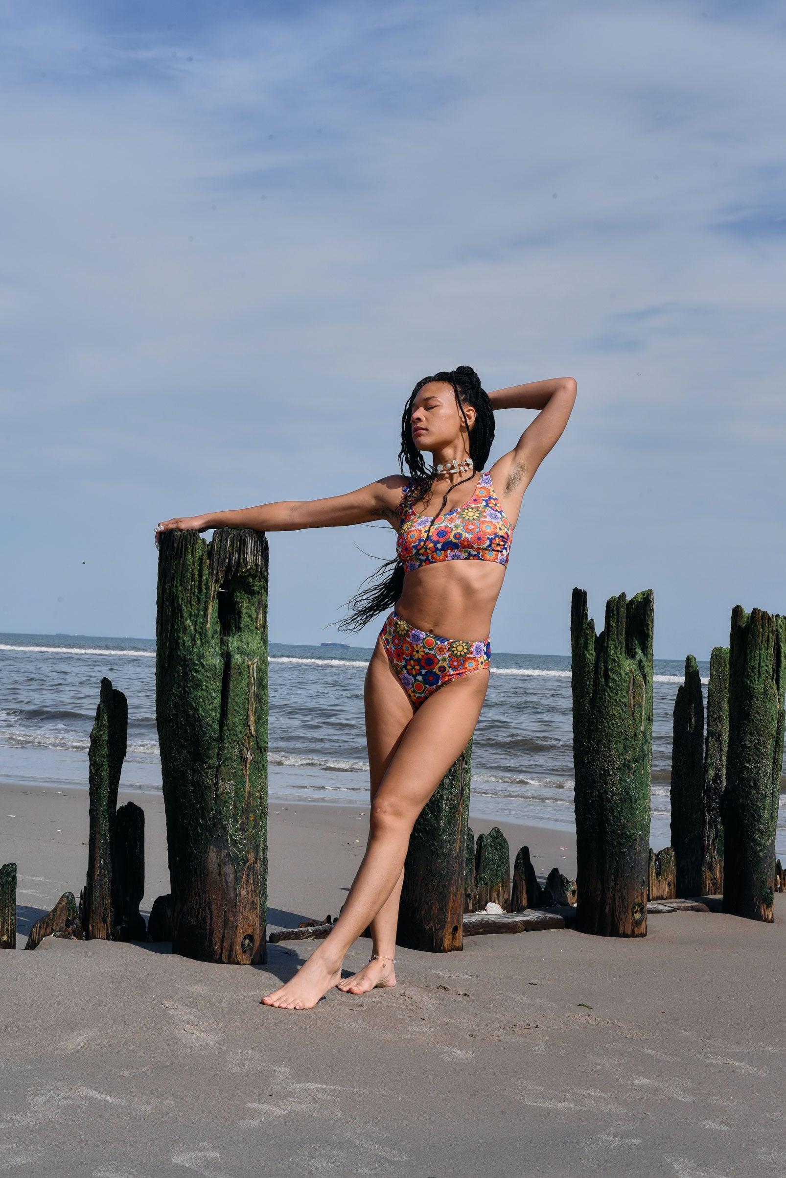 Sport Bikini Bottom - Max Floral Product Image