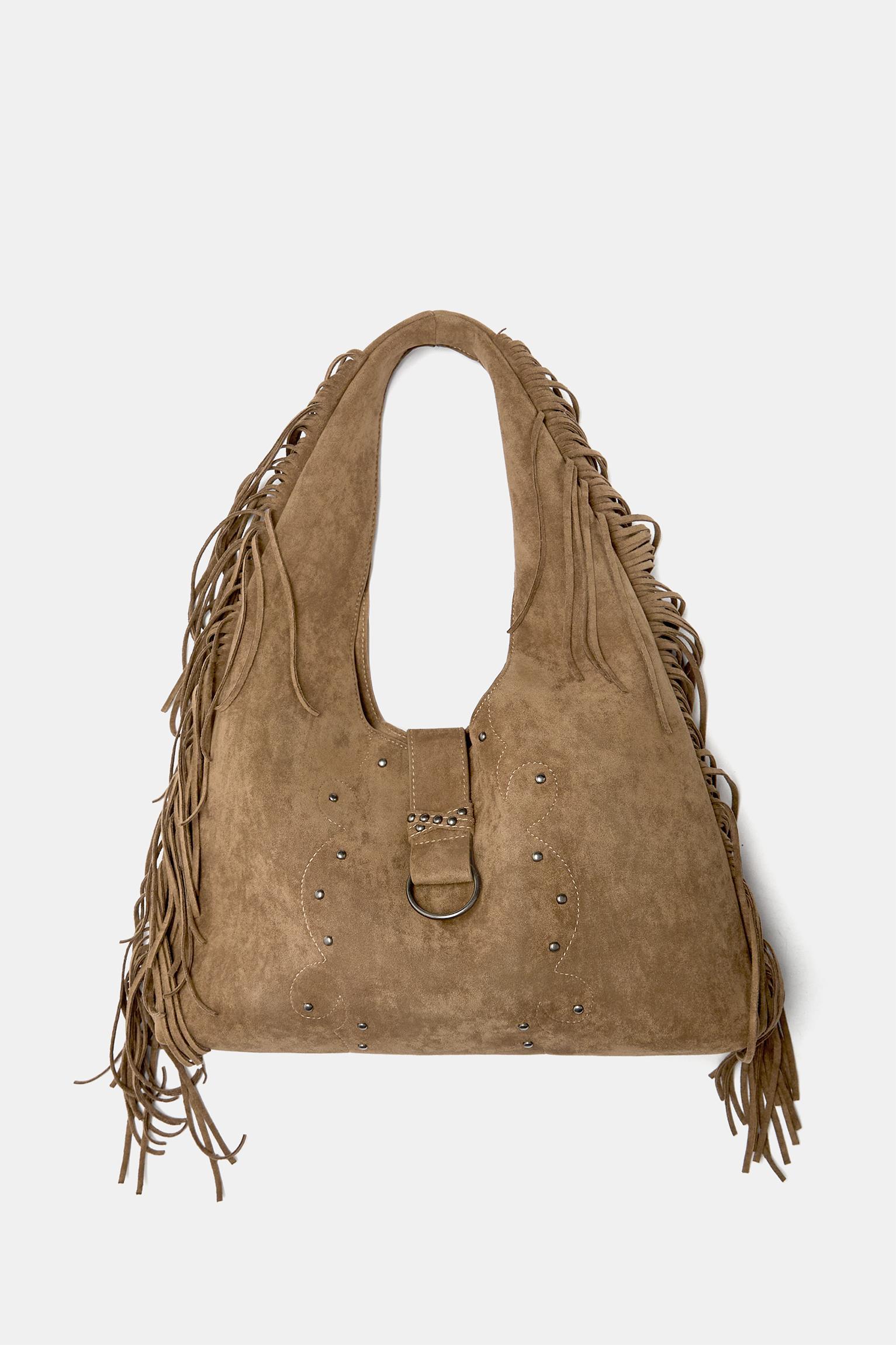 Shopper bag with fringing Product Image