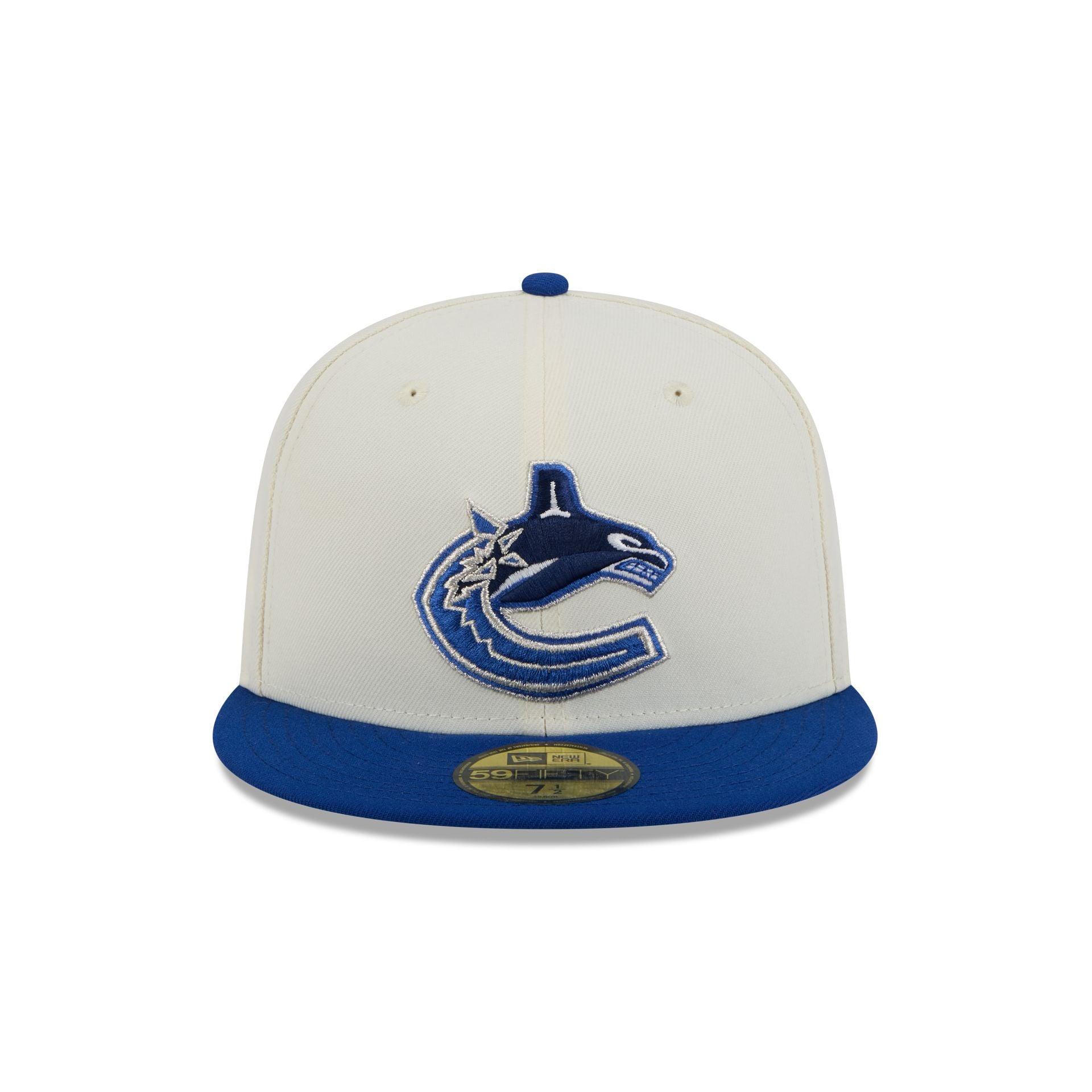 Vancouver Canucks Chrome White 59FIFTY Fitted Hat Male Product Image