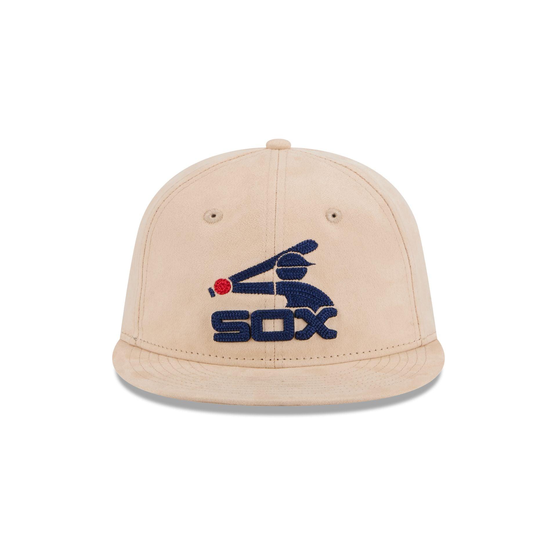Chicago White Sox Stone Suede Retro Crown 9FIFTY Snapback Hat Male Product Image
