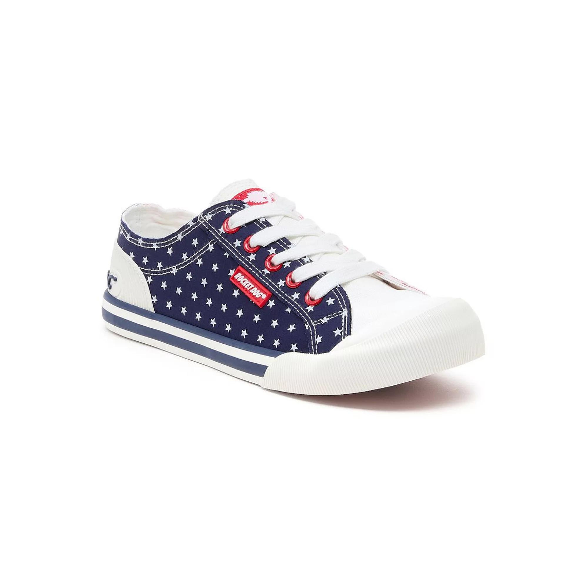 Rocket Dog Jazzin Womens Sneakers Red Blue Product Image