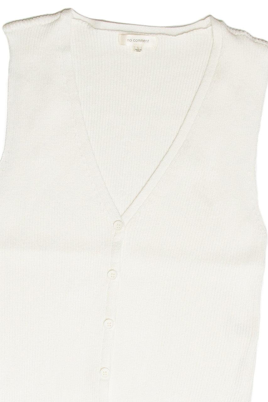 Ribbed V Neck Vest Product Image