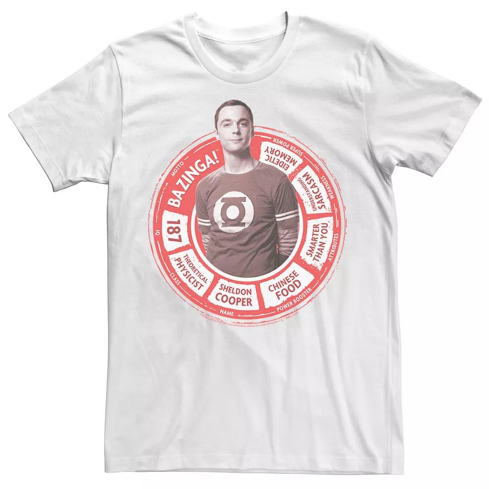 Men's The Big Bang Theory Sheldon Statistics Tee,  Product Image